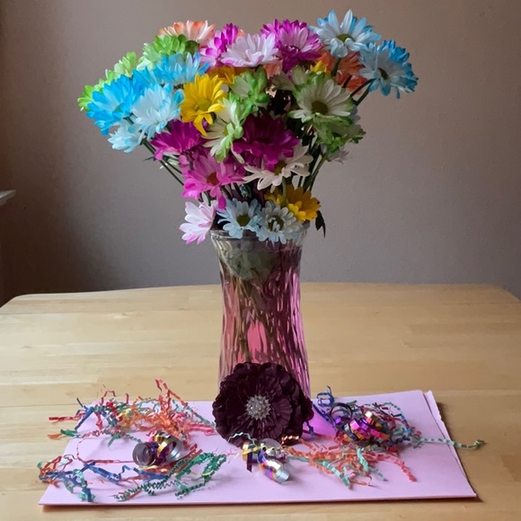 💐 TIEKS BURGUNDY FLOWER 💐 NWOT 💐 - Picture 11 of 16